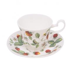 Strawberry Bee Cup and Saucer