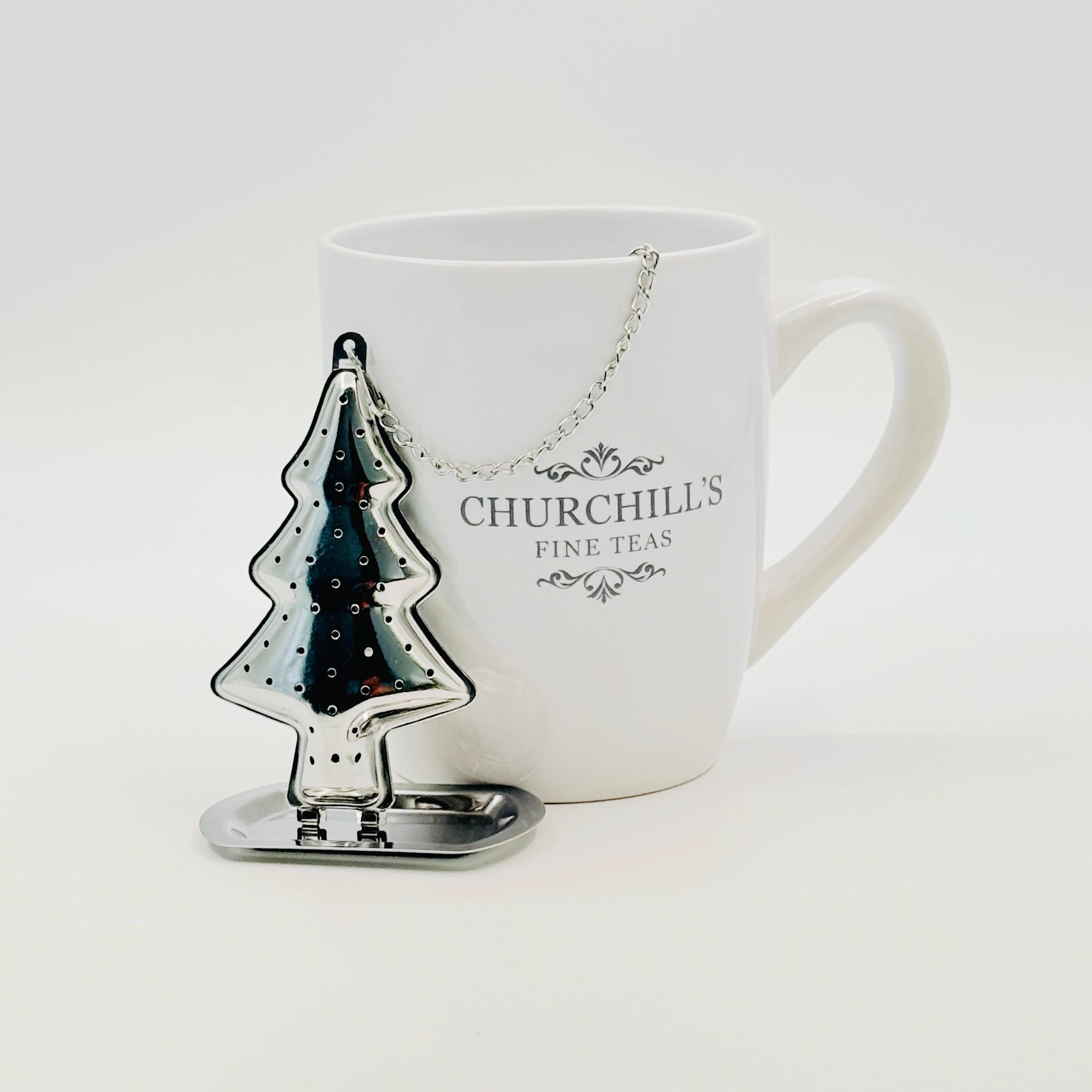 Mini Stainless Steel Tea Infuser with Drip Tray