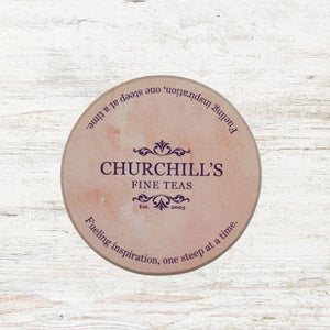 Churchill's Fine Teas Moisture Absorbing Coaster Set (4 pcs)