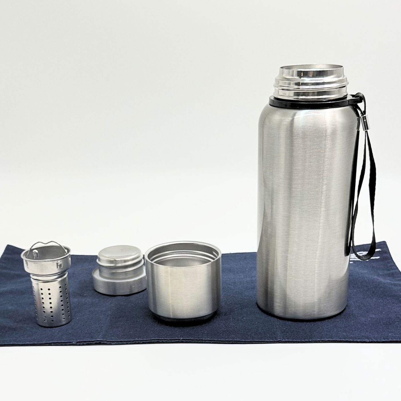 Stainless Steel Travel Thermal Bottle with Tea Infuser - 20oz