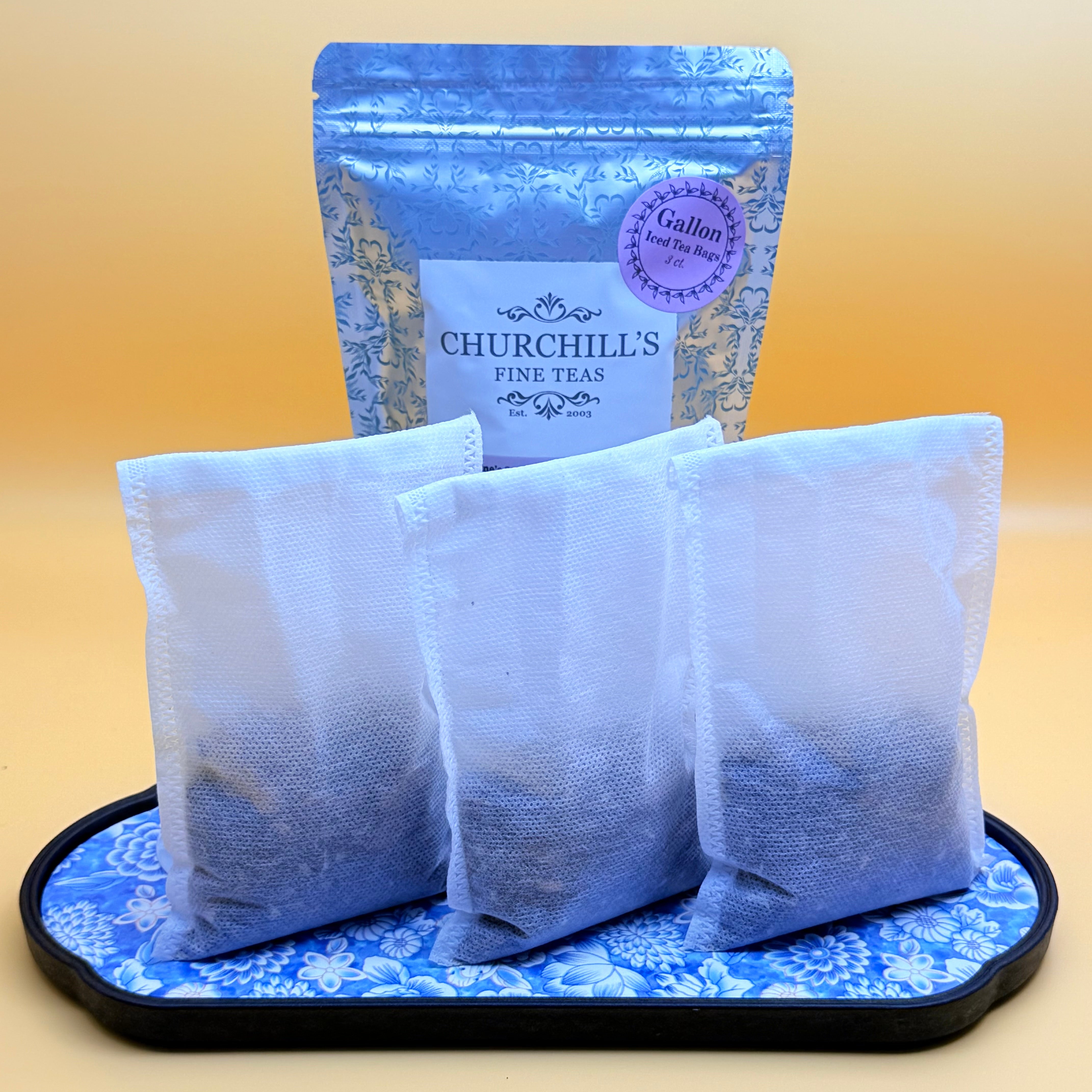Jane’s Strawberry Promenade Black Tea | 3 Ct. Gallon Iced Tea Bag Pouch
