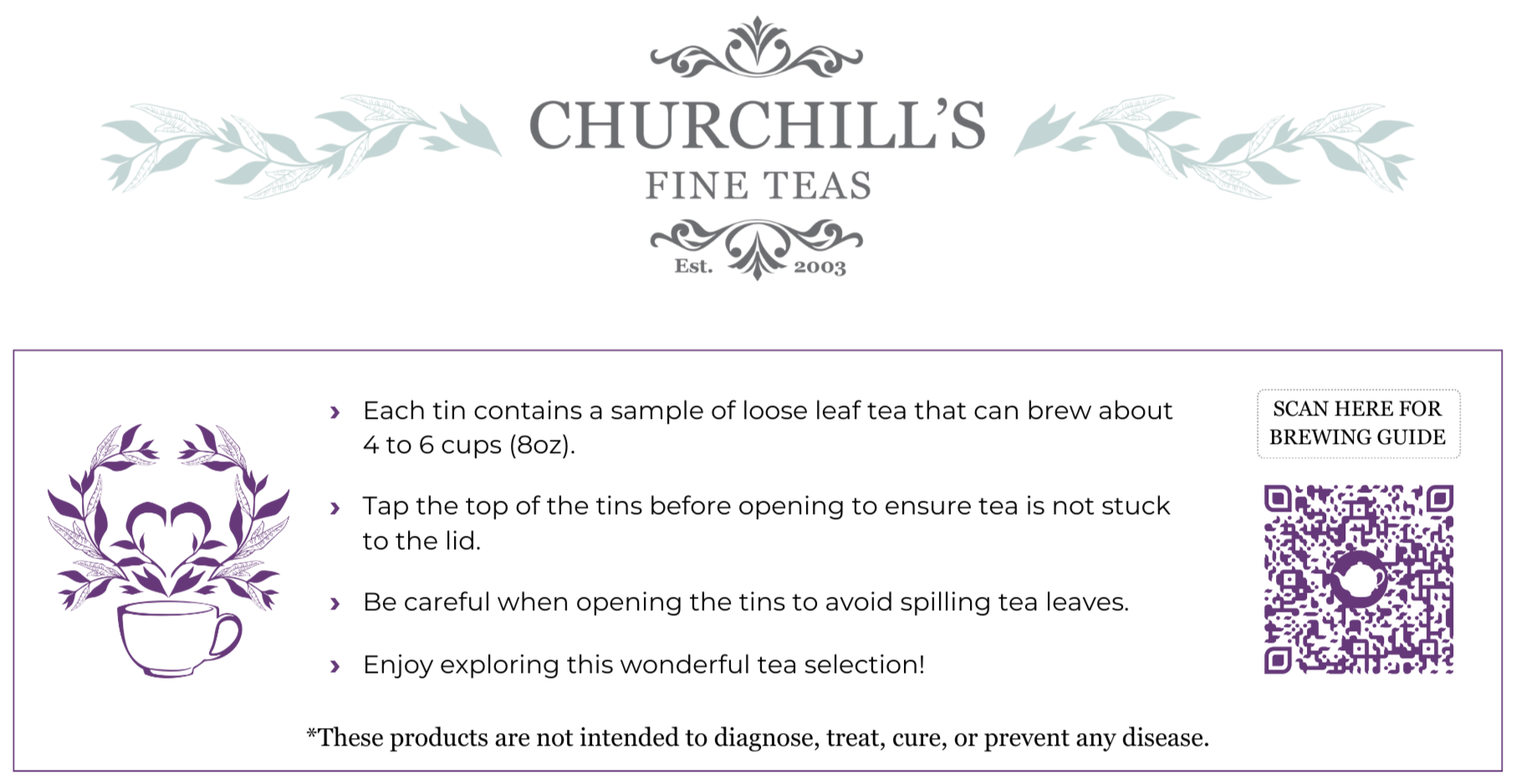 Timeless Collection Spiced Chai Collection 12-Tin Gift Set