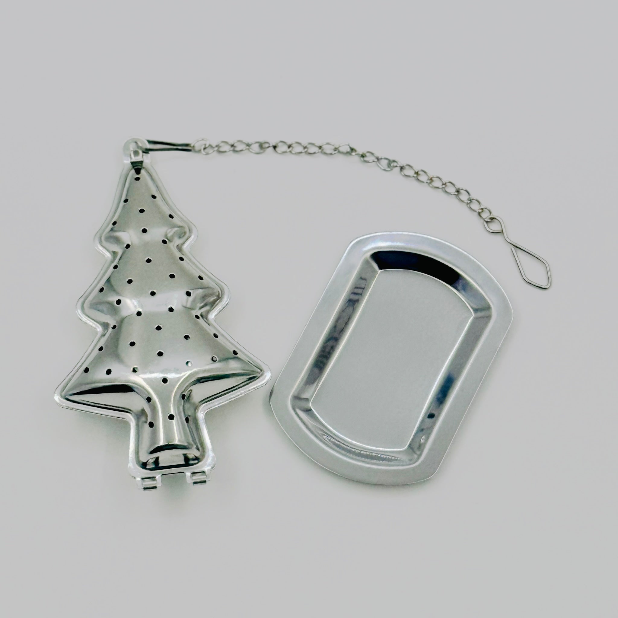 Mini Stainless Steel Tea Infuser with Drip Tray