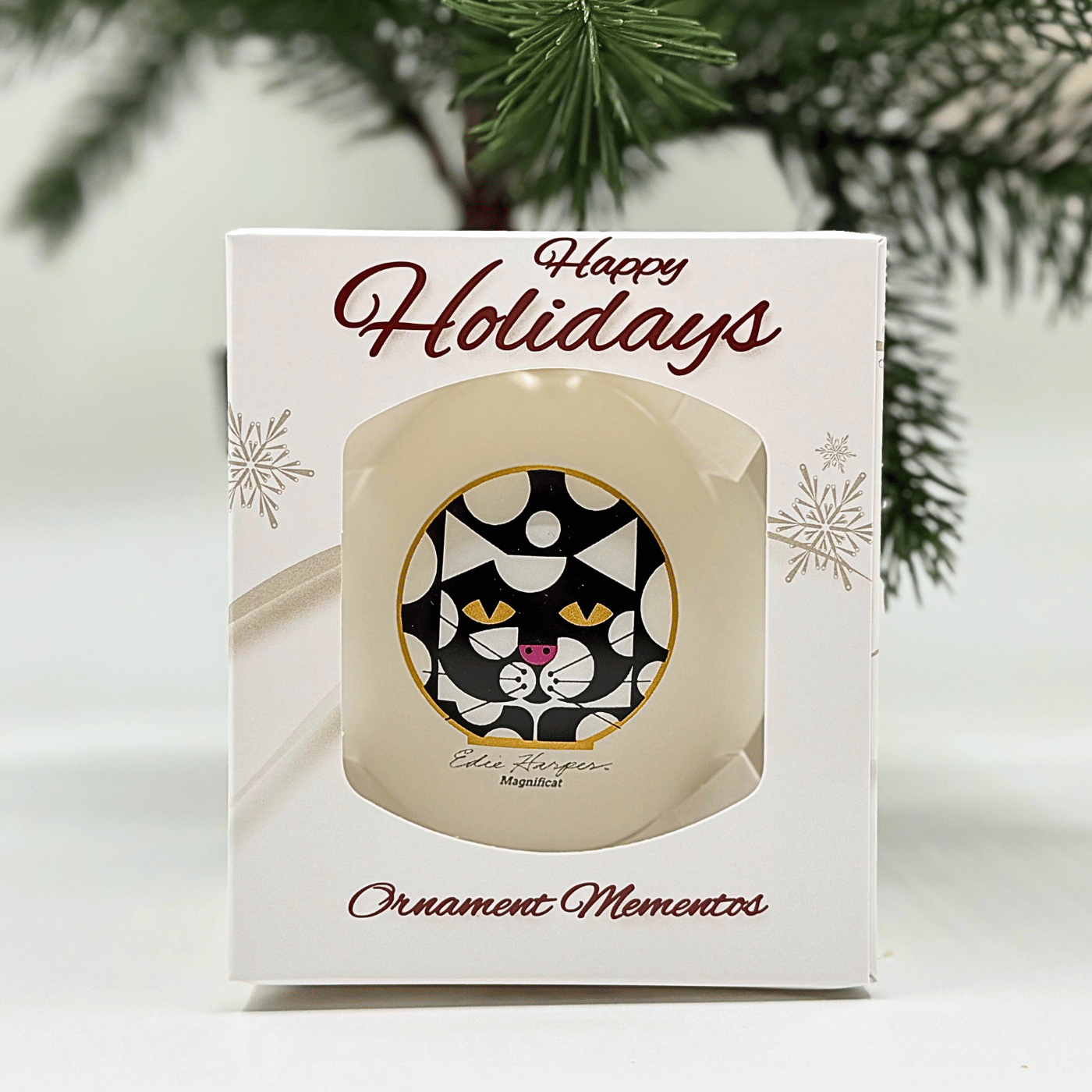 Limited edition: Magnificat Glass Ornament by Edie Harper