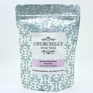 Bombay Spiced Chai Green Tea 15 Ct. Pyramid Tea Sachet Pouch