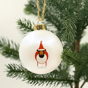 Limited edition: Cardinal Claus Glass Ornament (newly released adaptation)