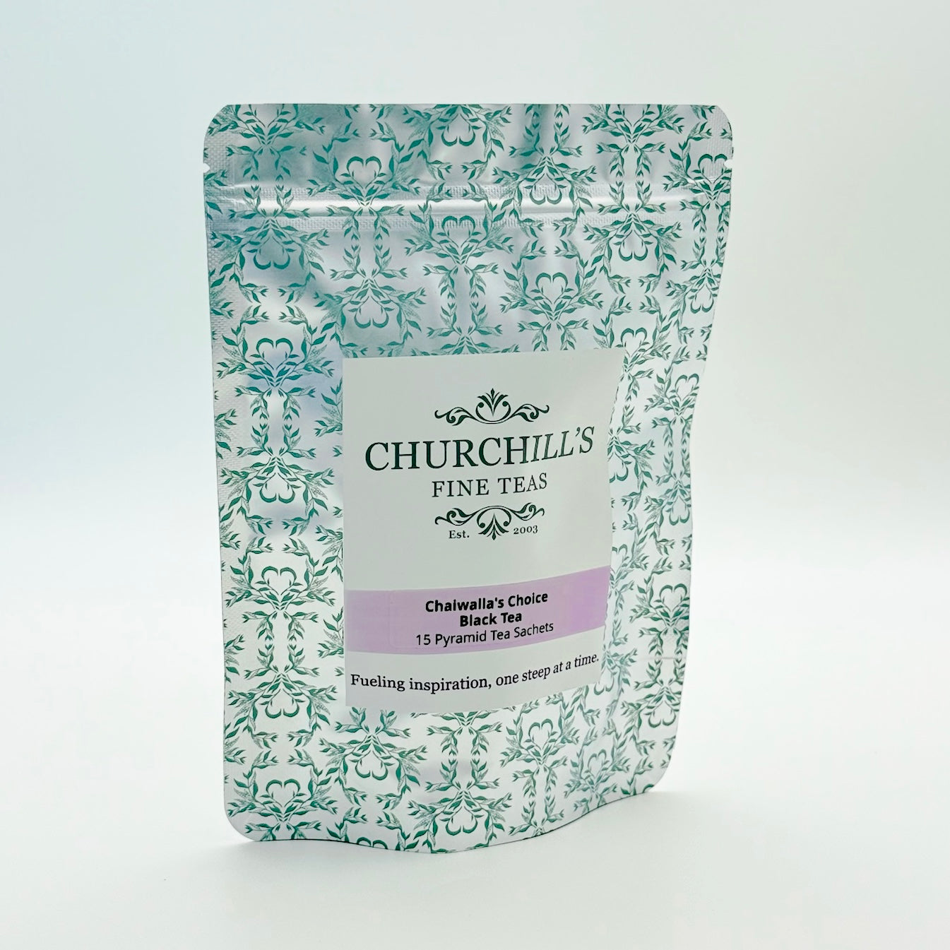 Chaiwalla's Choice Black Tea 15 Ct. Pyramid Tea Sachet Pouch
