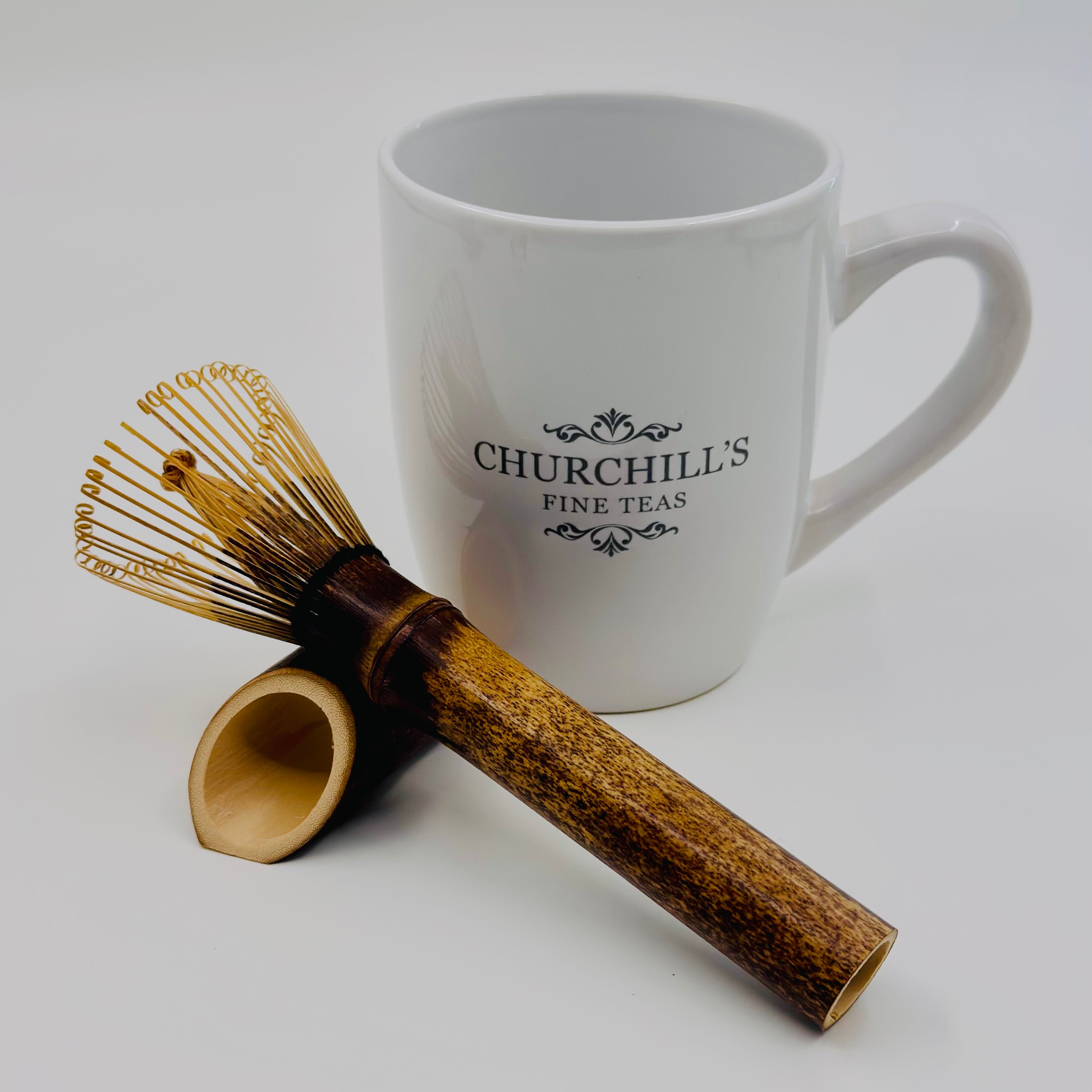 Long-Handle Purple Bamboo Matcha Whisk – Chasen with Rest