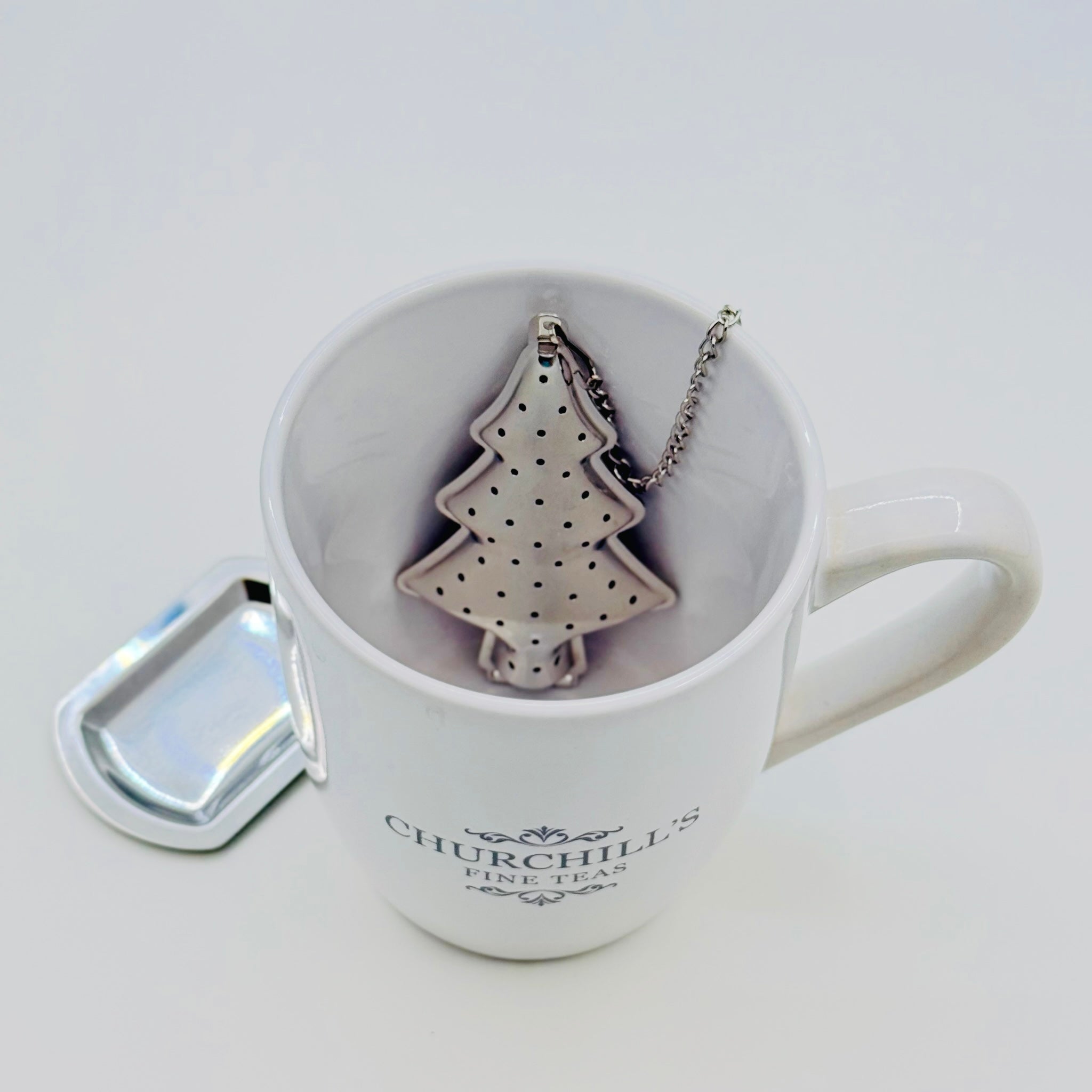 Mini Stainless Steel Tea Infuser with Drip Tray