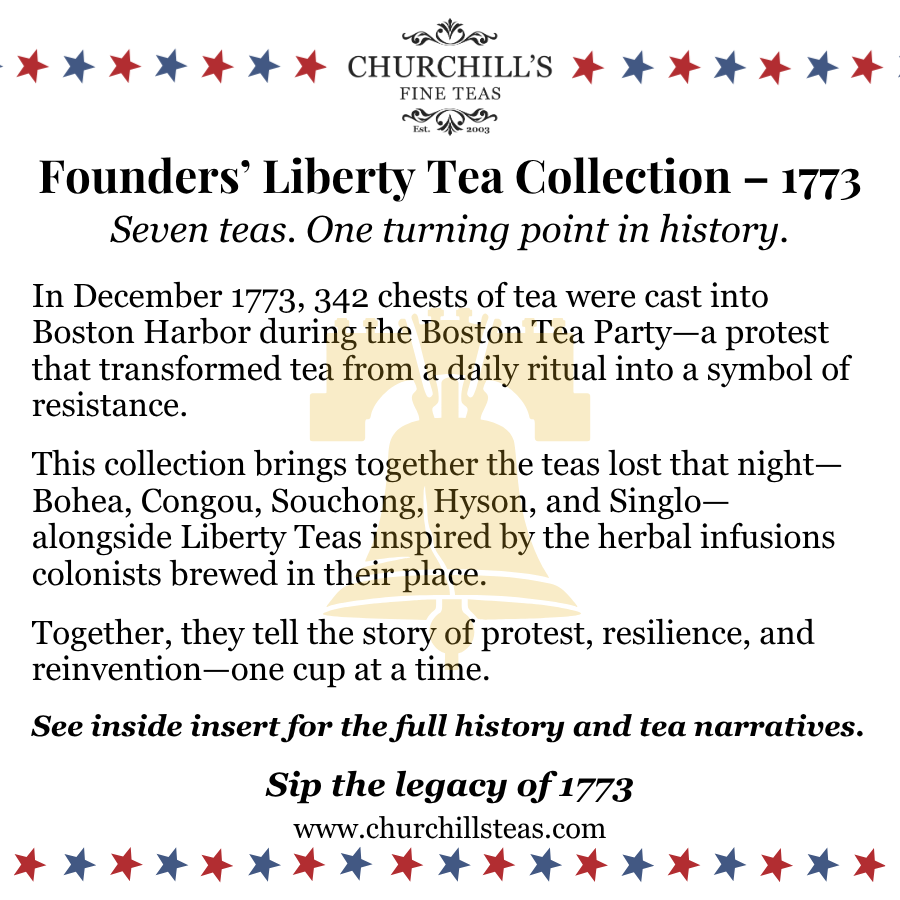 Founders’ Liberty Tea Collection – 1773 | AMERICA250 Commemorative 7-Tea Gift Set
