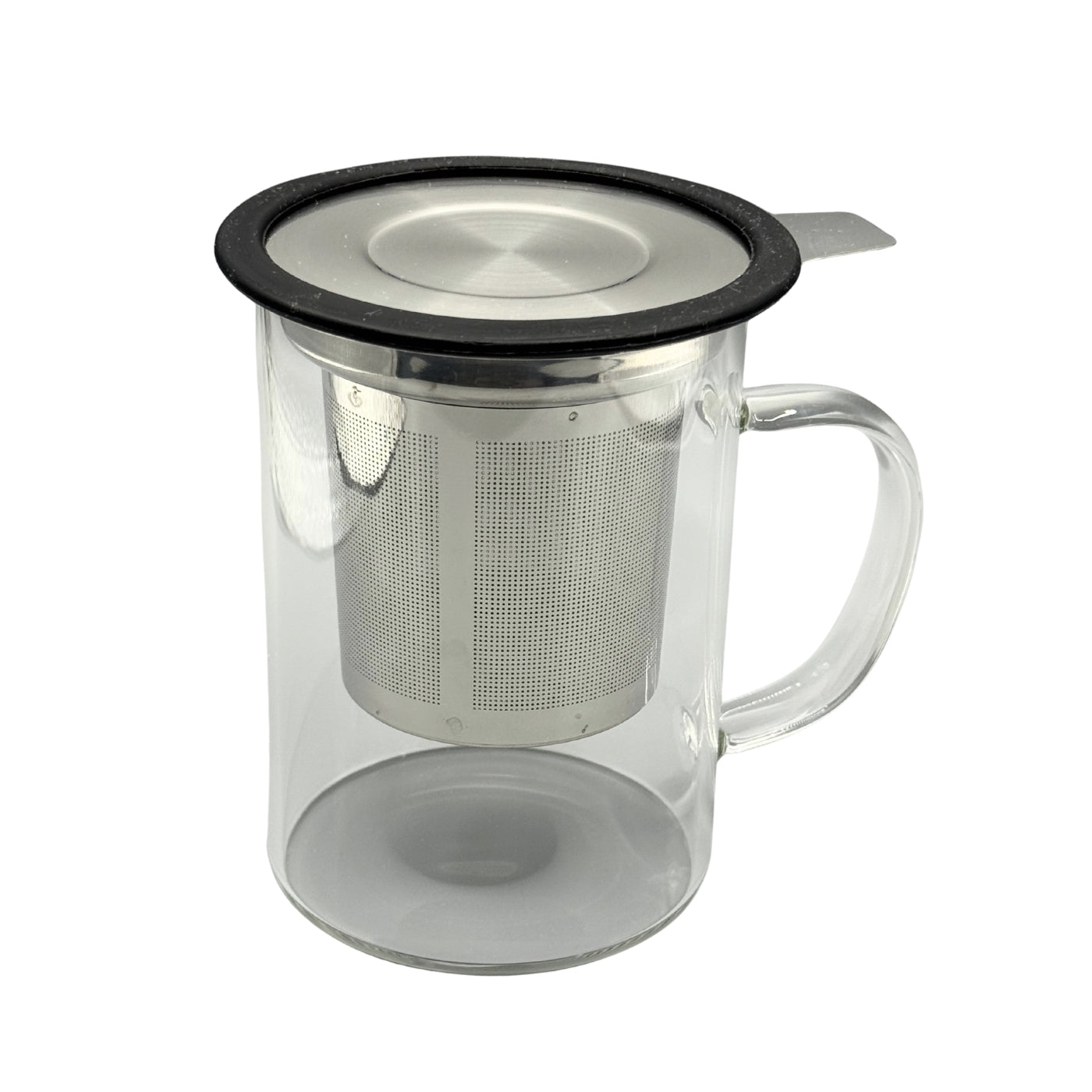 Glass Mug with Infuser and Lid 12oz