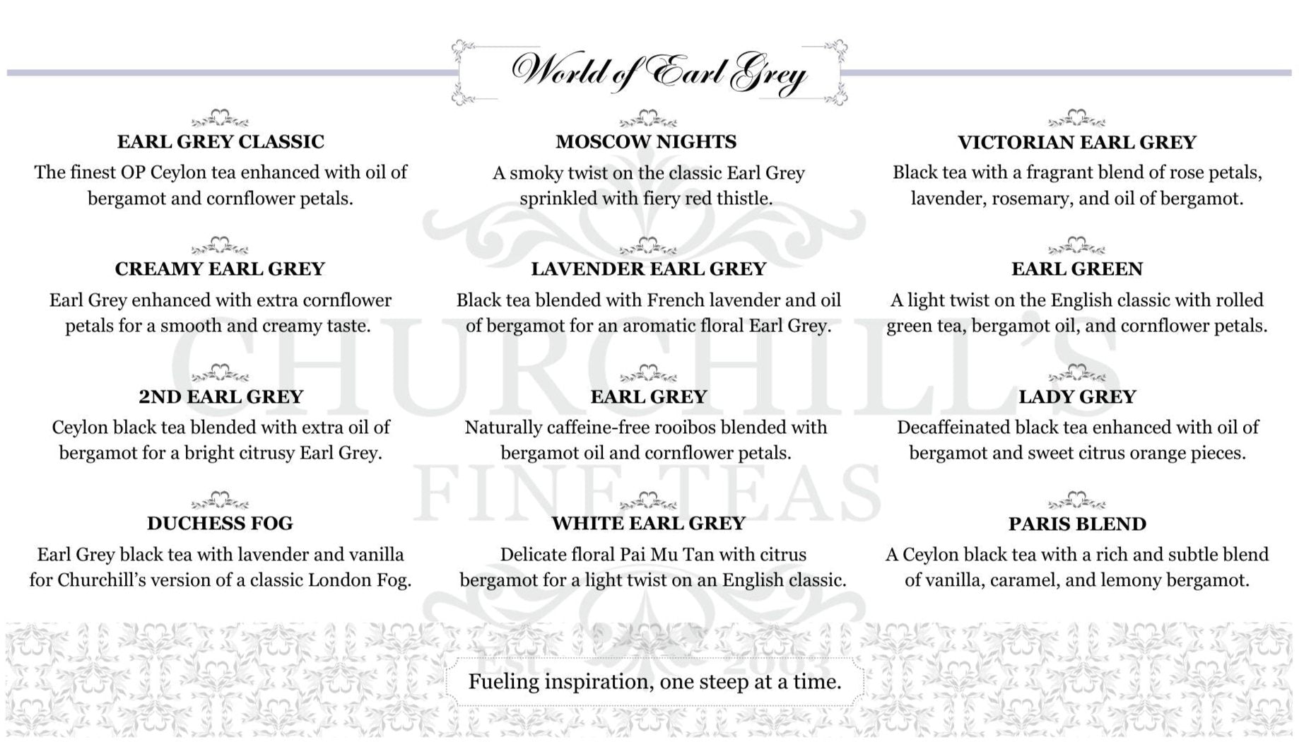 Timeless Collection World of Earl Grey 12-Tin Set