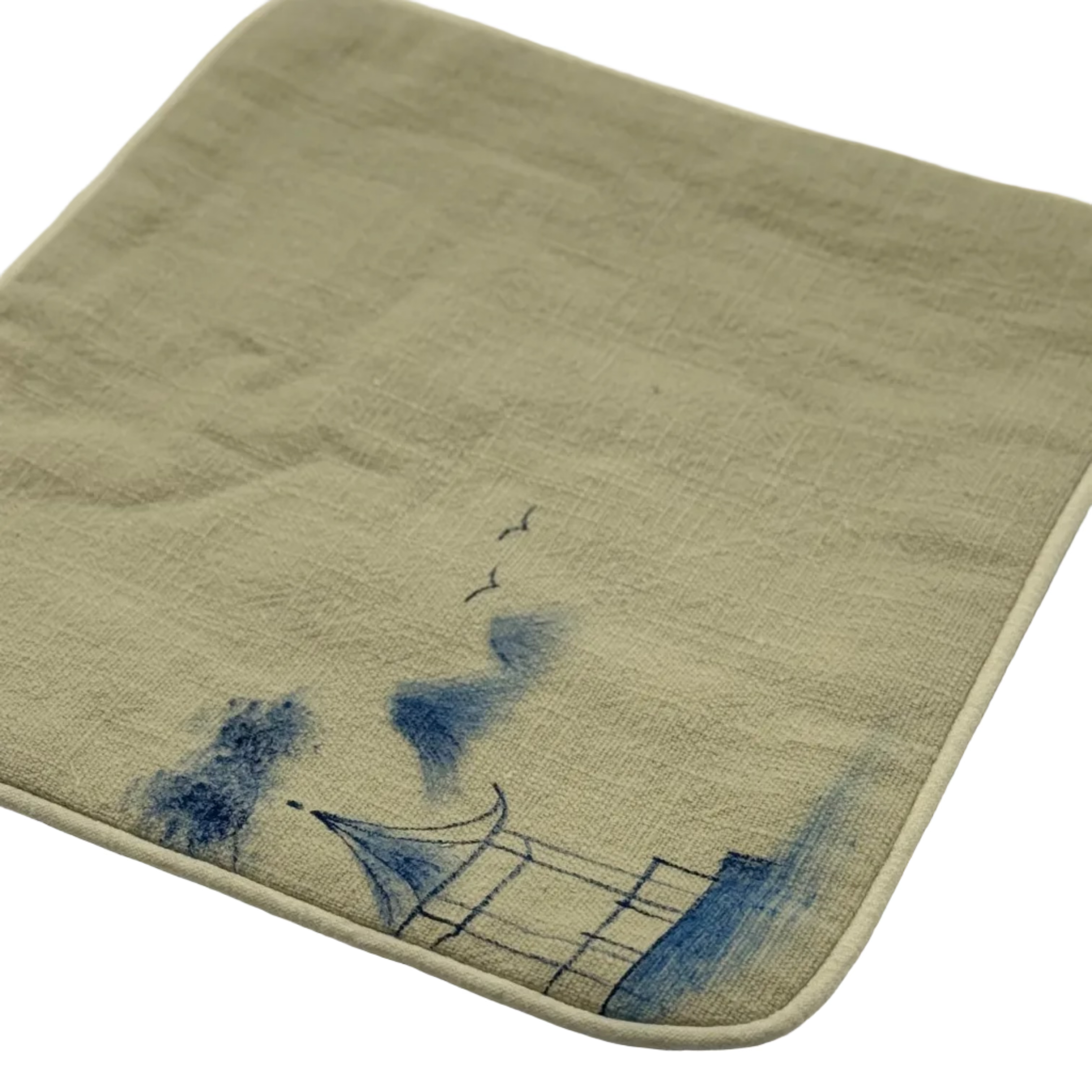 Cotton-Linen Tea Towel – Japanese-Style Double Sided, Absorbent, Heat-Resistant