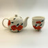 Japanese Style Hand-painted Ceramic Tea Set with Infuser