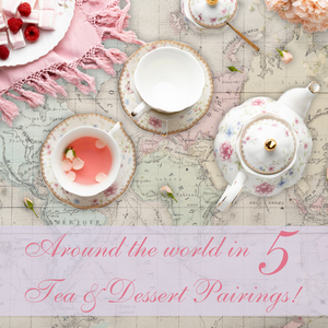 May (5/12):  Mother’s Day Celebration with Around the world in 5 Tea and Dessert Pairings (with live violin performance)