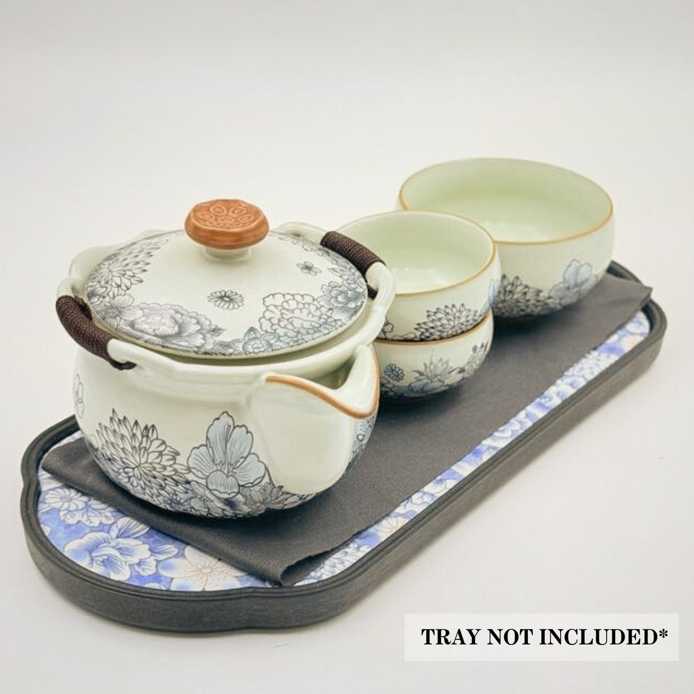 Gaiwan Style Tea Sharing Set with Travel Case
