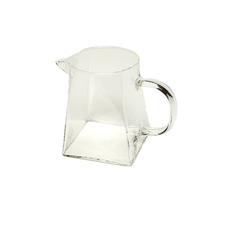 Fair Square Glass Tea Pitcher Gong Fu Style