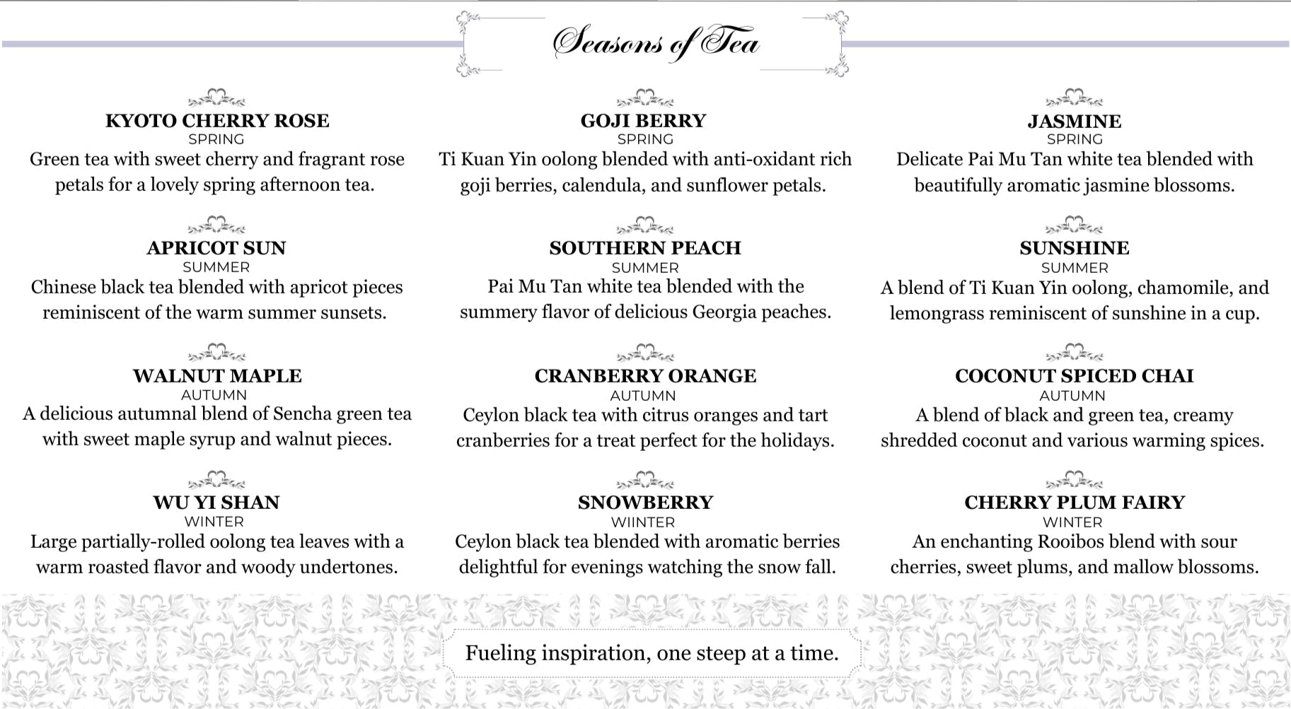 Timeless Collection Seasons of Tea 12-Tin Set