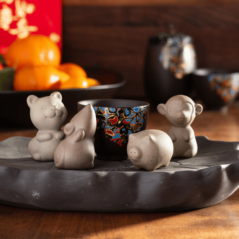 Ceramic Tea Pets - Beige