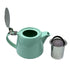 Ceramic Teapot with Infuser and Hinged-Lid 16oz
