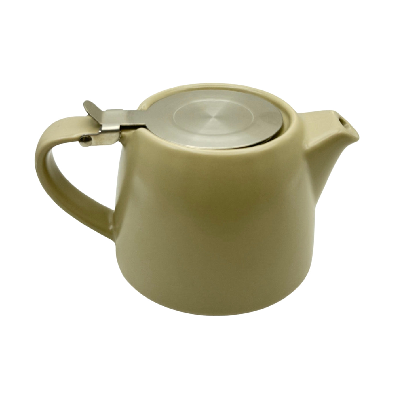 Ceramic Teapot with Infuser and Hinged-Lid 16oz