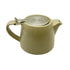 Ceramic Teapot with Infuser and Hinged-Lid 16oz