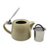 Ceramic Teapot with Infuser and Hinged-Lid 16oz