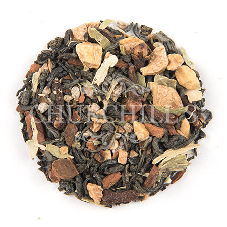 Loose Leaf Bombay Spiced Chai Green Tea - Churchill's Fine Teas