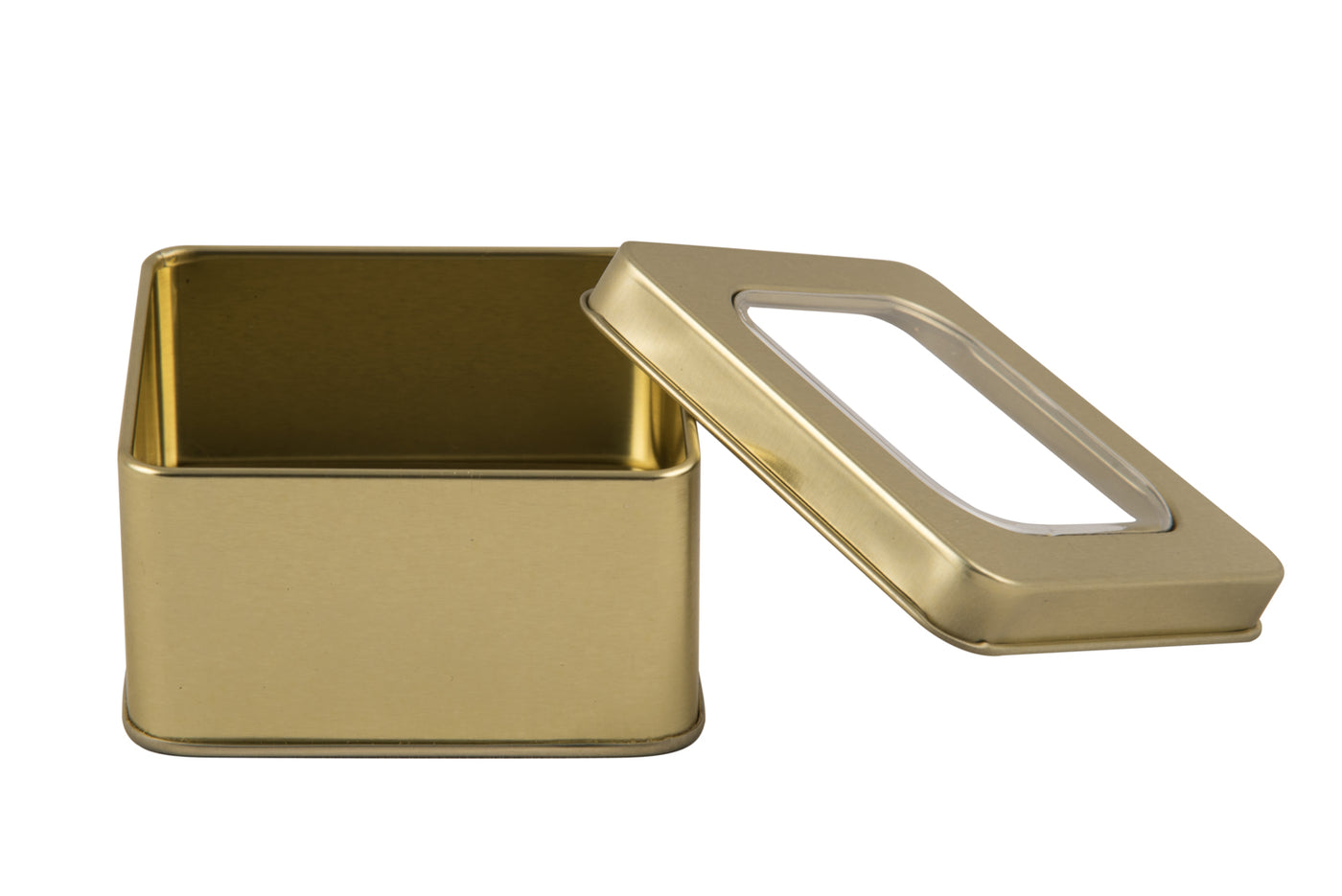 Square Metal Tins with Window Lids by Celebrate It, 30ct.